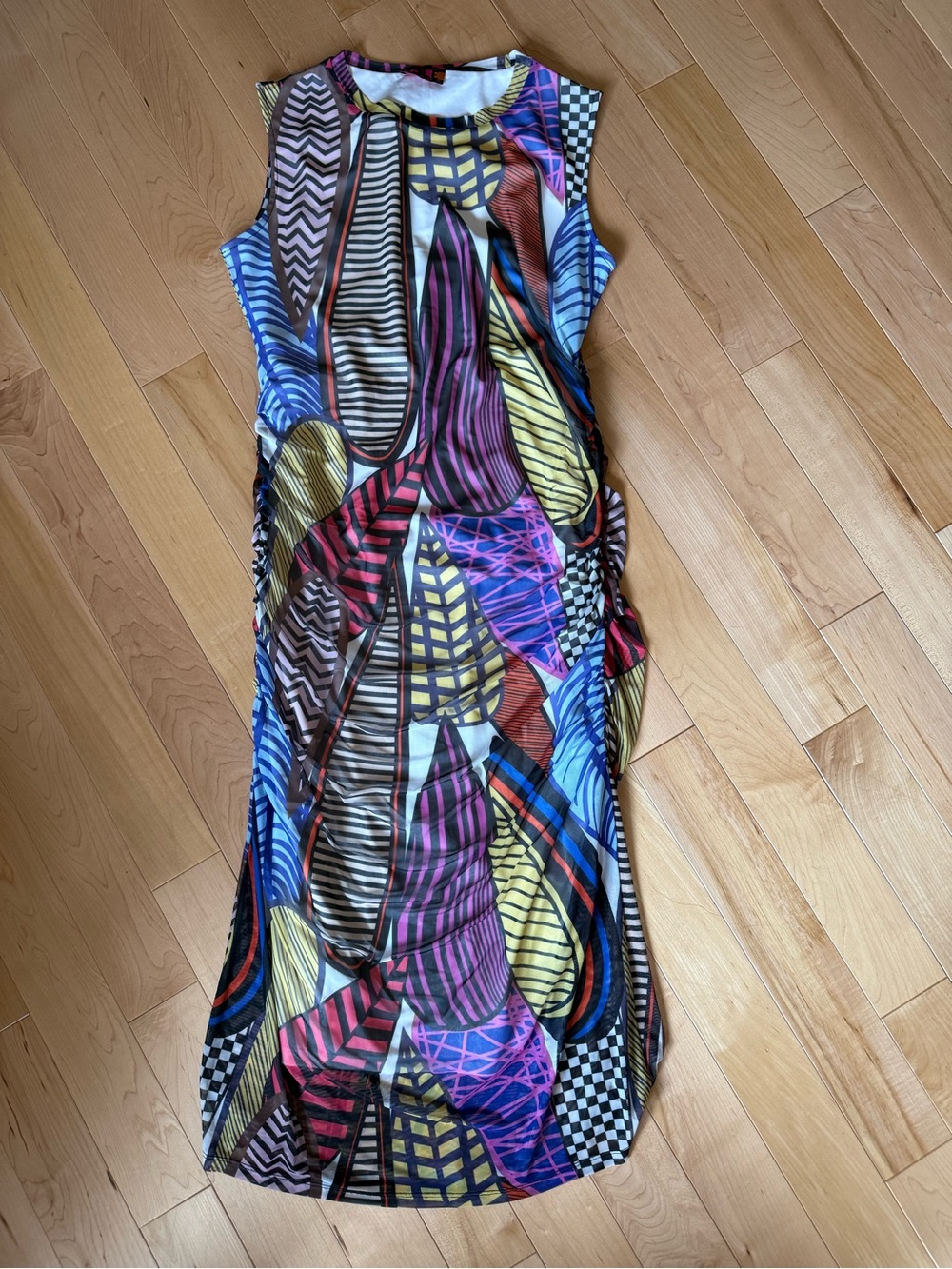 Isle by Melis Kozan mesh midi dress size medium